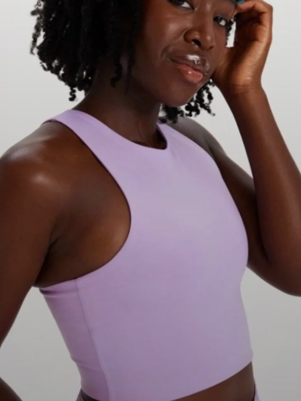 Girlfriend Collective Lilac Dylan Bra L limited edition racerback